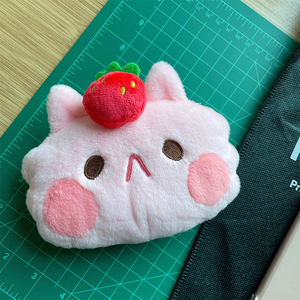 Cá nhân hoá tùy chỉnh mimitchi Pouch mềm thay đổi túi Thú nhồi bông đồ chơi với dây kéo phim hoạt hình sang trọng đồng xu Ví - Product Image 6