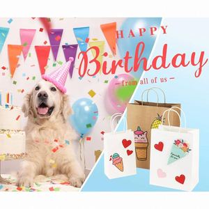 Small Kraft Gift Paper <b>Bags</b> with Handles Bulk Paper Shopping Birthday Wedding Party for <b>Craft</b> Takeouts Business Paper <b>Bags</b> - Product Image 6