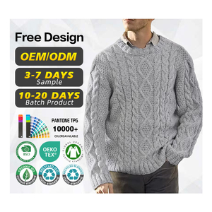 Cardigan de Luxe en Tricot pour Homme Fabricants Pull Personnalisé Grande Taille pour Hommes avec Logo - Product Image 3