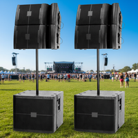 Système de sonorisation pour spectacles en extérieur, haut-parleur de ligne acoustique à 2 voies, 12 pouces, néodyme, haute qualité, 800 W RMS, passif/actif, 2026