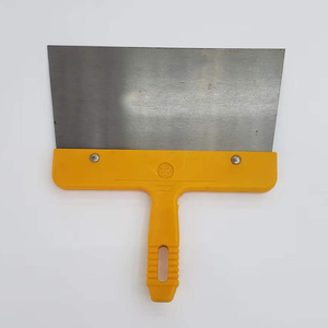 Couteau à plâtre jaune à manche large, disponible en plusieurs tailles, pour le papier peint et les outils de raclage de peinture - Product Image 2