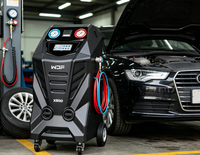 Machine de récupération de réfrigérant AC professionnelle pour véhicules lourds X850, grande capacité, capteur haute précision, test de fuite automatique