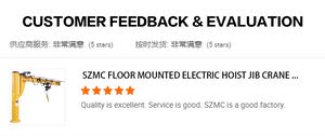 رافعة كهربائية بحبل سلكي مركبة على الأرض من العلامة التجارية SZMC رافعة سلسلة BZ رافعة PA <span class=keywords><strong>Jib</strong></span> - Product Image 5