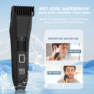 <span class=keywords><strong>Tondeuse</strong></span> à barbe étanche IPX7 personnalisable OEM pour hommes <span class=keywords><strong>tondeuse</strong></span> à cheveux et ensemble corporel avec rasoir pour le nez - Product Image 2