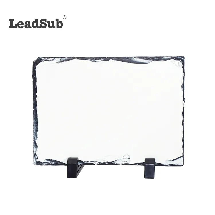 Leadsub Hot Selling gifts crafts Rock Photo Slate Rock Stone Photo Frame For Sublimation Printing 15*20cm