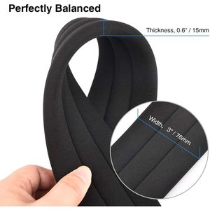 LEKATO 3\" Wide Padded Bass Guitar Strap Adjustable Length 45\" 55\" for Electric Guitar & Bass <b>Musical</b> Instrument <b>Accessory</b> - Product Image 2