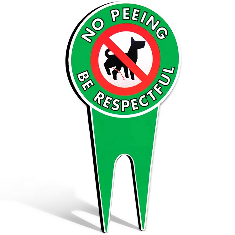 Надпись «Keep Off Grass» на лужайке, забавная собака, вывеска на удилище 3 'на колышке 10x12 дюймов, вывеска Didbond/вывеска двора из гофрированного материала