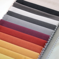 Tissu d'ameublement en velours Anka Mosha 2301A pour canapé, couleur unie, 100% polyester, tricotage chaîne, pour fabricants sur mesure