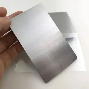 Metal Card that Can be Laser Marked Personalized Business Card that can be Customized and Nameplate Card