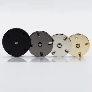 High-quality round sewing 2-part unit button wheel color size metal sewing on the unit button