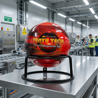Extincteur automatique homologué CE, boule anti-incendie de 1,3 kg, déclenchement automatique de poudre sèche, portable