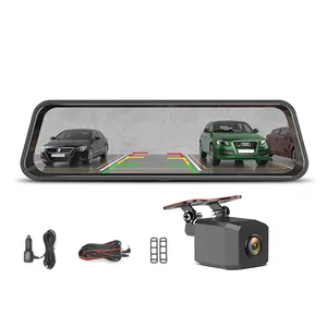 dual camera car dvr review 24-Hour Parking Monitor Car Dash Cam Dvr Rearview Mirror