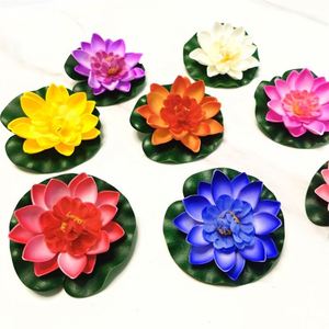 Hot Bán T-0409 Trang Trí Nội Thất Nhân Tạo Nổi Bọt Hoa Sen Nước <span class=keywords><strong>Lily</strong></span> Pad Cho Vườn Ao - Product Image 3