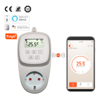 Termostato Inteligente Wifi para Calefactor con Control Remoto por Teléfono/Alexa, Aplicación Tuya Smart Life
