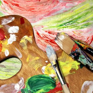 Ensemble de palettes à <span class=keywords><strong>peinture</strong></span> en bois avec 6 pinceaux - <span class=keywords><strong>Palette</strong></span> d'artiste pour la <span class=keywords><strong>peinture</strong></span> - Product Image 5