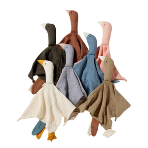 Copertina di Sicurezza per <span class=keywords><strong>Neonati</strong></span> in Morbido Cotone Organico 100% a Forma di Cigno, Coperta di Sicurezza in Mussola di Cotone a Forma di Oca - Product Image 6