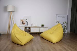 Housse de pouf triangulaire Maxfree sans rembourrage, très vendue, pour salon et chambre à coucher - Product Image 2