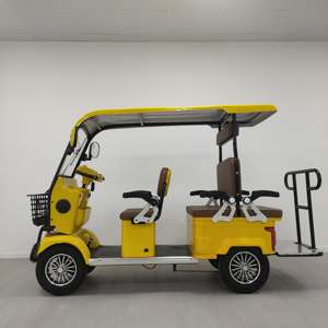 Tricycle électrique motorisé d'<span class=keywords><strong>occasion</strong></span> pour adultes avec grand pare-brise et 6 sièges passagers - Product Image 6