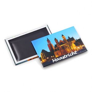 Manufactory Wholesale Custom Refrigerator Tourist Scenery Photo Souvenir Customized Tin <b>Fridge</b> Magnets - Product Image 2