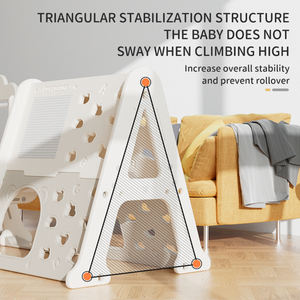 Feelbaby <span class=keywords><strong>Jeu</strong></span> <span class=keywords><strong>d</strong></span>'<span class=keywords><strong>escalade</strong></span> multifonctionnel <span class=keywords><strong>pour</strong></span> aire de jeux intérieure <span class=keywords><strong>pour</strong></span> enfants Toboggan en plastique <span class=keywords><strong>pour</strong></span> bébé avec balançoire en matériau PE <span class=keywords><strong>pour</strong></span> les occasions de jardin - Product Image 3