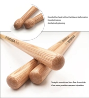 Premium Custom Light Drum Sticks Chinese Style 2b 5a 5b 7a Made From Red Oak Maple for Recording Bassoon Hickory Material