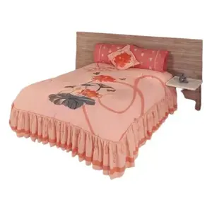 Edredón Doble Lety Tamaño Matrimonial, Bordado Floral, Estilo Clásico, para Todas las Temporadas, Ropa de Cama para el Hogar - Product Image 4