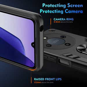 Étui de téléphone portable antichoc avec support d'anneau 2 en 1 pour <span class=keywords><strong>Honor</strong></span> 500/Magic8 Pro/X5c/X9d/X7d/X70/400 Smart - Product Image 3