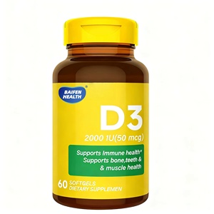 OEM Vitamine D3 Softgel <span class=keywords><strong>Capsules</strong></span> Voedingssupplement voor volwassenen - Product Image 1