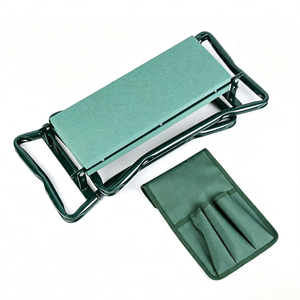 Sunsbuild Ergonomic Folding Garden Kneeler and Seat Cushion Pad Bench <b>Stool</b> <b>with</b> Tool Pouches for Knee & <b>Back</b> Protection - Product Image 4