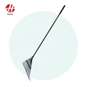<span class=keywords><strong>Rastrello</strong></span> <span class=keywords><strong>per</strong></span> foglie e fieno da giardino in metallo, portatile e scalabile, con manico in metallo, <span class=keywords><strong>per</strong></span> attrezzi agricoli personalizzati - Product Image 1