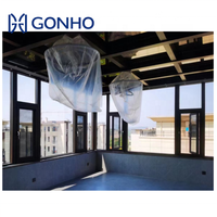 Gonho – kits de solariums et de maisons en verre, triangle, en aluminium, modulaire, préfabriqués, bon marché