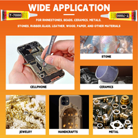 OEM ODM 15ML FIXWANT T7000 negro teléfono móvil tableta reparación batería cubierta LCD marco adhesivo T-7000 componentes electrónicos pegamento