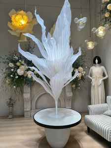 قطعة مركزية فاخرة على شكل زهرة نارية K45 بطول 1.5 متر، قطعة مركزية عملاقة من الأورجانزا لتزيين حفلات الزفاف والخلفيات وفعاليات الحفلات - Product Image 5