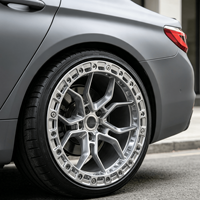 Jantes Bku forgées 5x112 avec beadlock véritable pour BMW M3 M4 G20 G21 G22 G23 G80 G82, jantes en alliage personnalisées de 17, 18 et 19 pouces pour la course sur piste