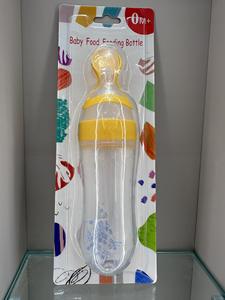 Biberón de Silicona para Bebés, Alimentador de Cereal de Arroz para Bebés, Alimentador de Leche para Bebés, Cuchara Exprimible, Biberón - Product Image 3