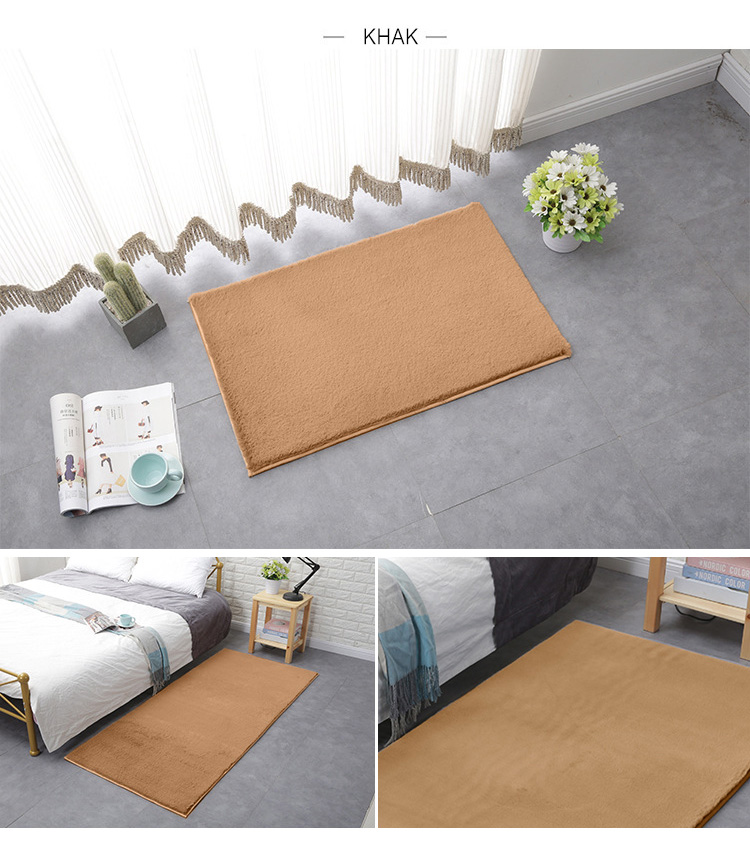 non slip plush shaggy faux rabbit fur carpet and rugs