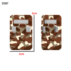 Camouflage bouclier défense équipé WW2 soldats accessoires armée militaire arme Pack blocs <span class=keywords><strong>de</strong></span> construction briques ensembles jouets - Product Image 4