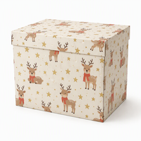 Coffret cadeau de Noël chaleureux pour la famille, sac en papier pour les fêtes de Noël, emballage cadeau