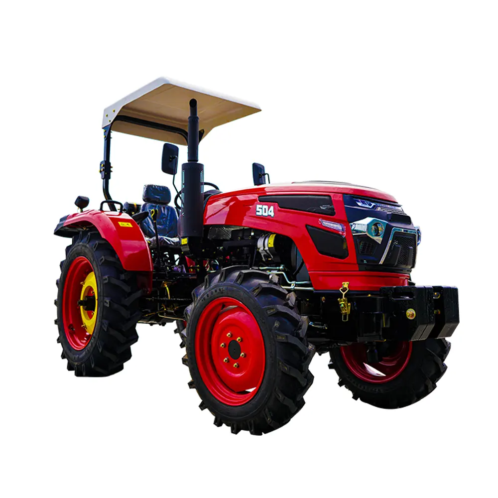 Mini-tracteur agricole tracteur à 4 roues 4WD, 50hp, fournitures d'équipement agricoles, pour toit, livraison gratuite
