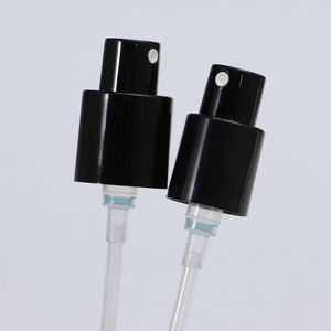 Nuova Pompa Spray a Nebulizzazione Fine da 18mm 20mm 410 in ABS Opaco Nero Lucido con Coperchio Completo per Flaconi di Profumo - Product Image 1