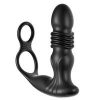 OEM Großhandel Analplug aus Silikon mit Vibration in Verschiedenen Größen Sexspielzeug für Männer