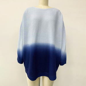 Nuovo Maglione in Lana da <span class=keywords><strong>Donna</strong></span> Autunno/Inverno 2026, Design Sfumato Multicolore, Collo Tondo, Leggero e Casual - Product Image 3