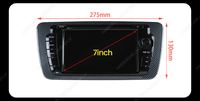 MEKEDE Android 14 8core 8 + 256G Car-play Auto GPS Navigation Car DVD Audio Radio Player pour Seat Ibiza 2009 - 2013