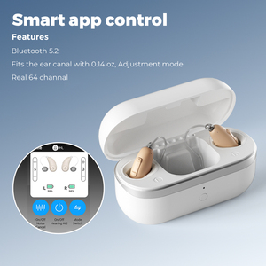 Audífonos Intrauditivos Profesionales de 32/64 Canales, Invisibles, Digitales, Recargables, para Personas Mayores con Sordera - Product Image 3