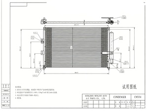 BeGEE OEM 80110SNAA01 80110SNAA41 คอนเดนเซอร์แอร์ใหม่สำหรับเปลี่ยนใส่รถยนต์ฮอนด้า ซีวิค ปี 06-09 เจ้อเจียง - Product Image 4