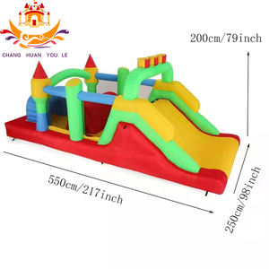 Circuito <span class=keywords><strong>de</strong></span> Obstáculos Inflable Oxford Personalizado, Tobogán Inflable Combinado para Eventos en el Patio Trasero, Capacidad <span class=keywords><strong>de</strong></span> 200 kg, 5-10 Personas - Product Image 5