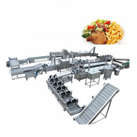 Machine à frire continue de grande capacité pour le traitement de boules de pâte de poulet de viande de pâte frite pour les lignes alimentaires de fruits et de bonbons