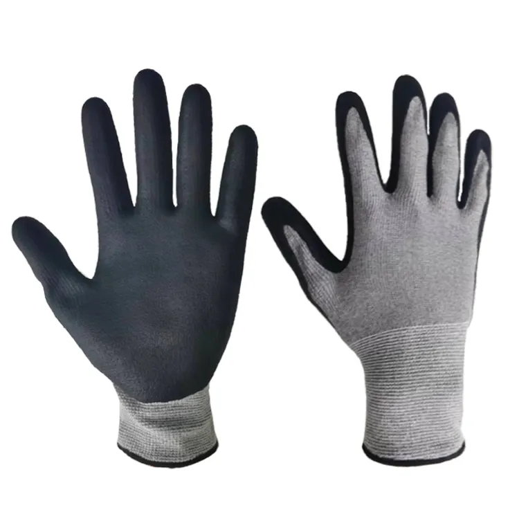 Best Protective Second Skin nitrile foam Palm Dipped Bamboo Fiber Gardening Work Glove