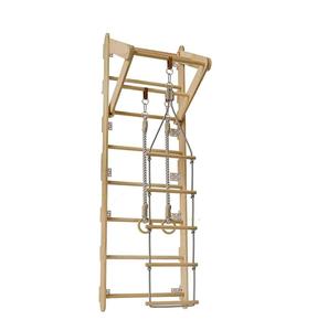 Kinder Holz Wandre gal Pull Bar Indoor Klettergerüst Gymnastik Ringe Seil Leiter Kletterwand Kinderzimmer Sets - Product Image 5