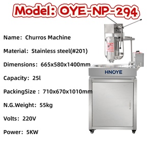 Máquina Comercial Manual para Hacer Churros Españoles con Freidora de 25L, Fácil de Limpiar - Product Image 6